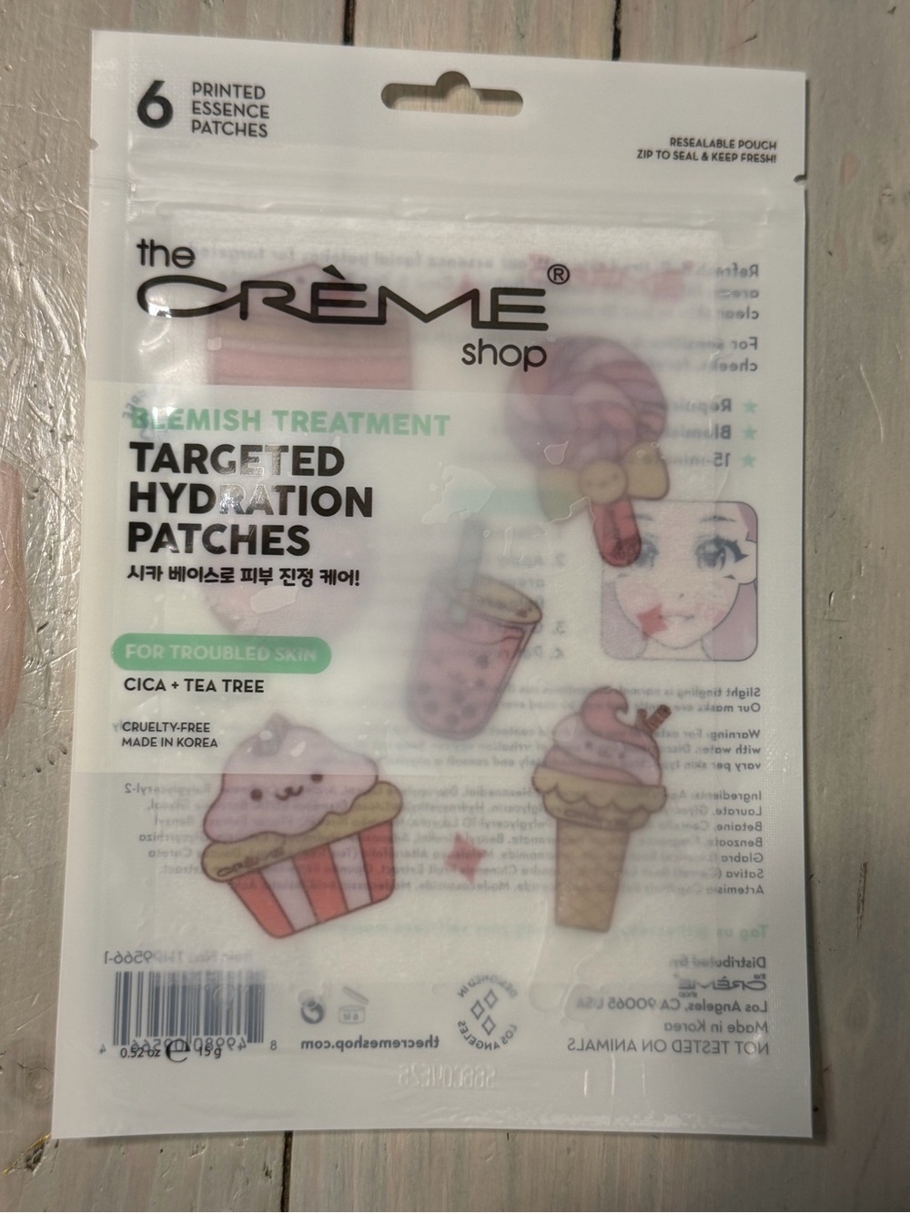 The Crème Shop Pink Printed Targeted Hydration Patches